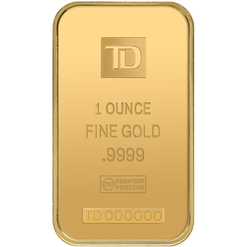 Image pour Lingot d’or TD de 1 oz à partir de Métaux précieux TD